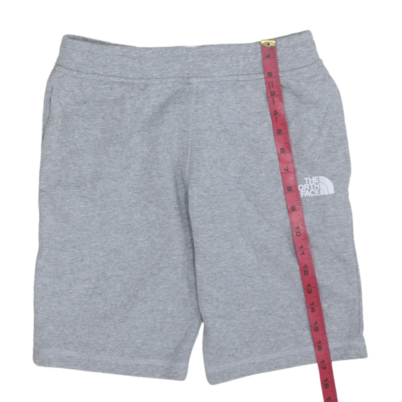 The North Face Boys Grey L Sweat Shorts Cotton Blend Activewear
