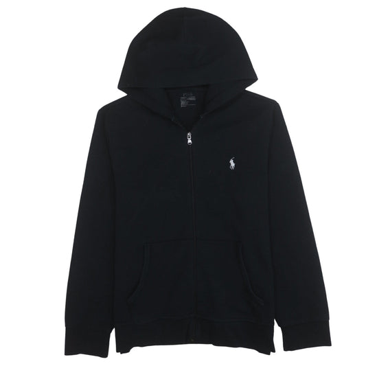 Polo Ralph Lauren Mens Black Full Zip Hoodie Size L Performance Fit