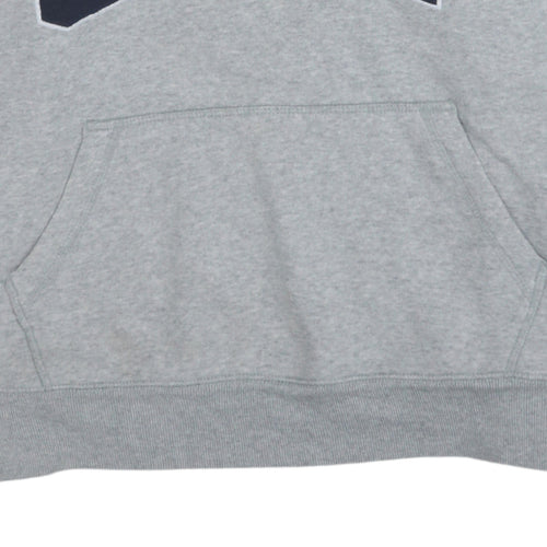 GAP Kids Boys Grey XL Pullover Hoodie Cotton Blend Logo Design