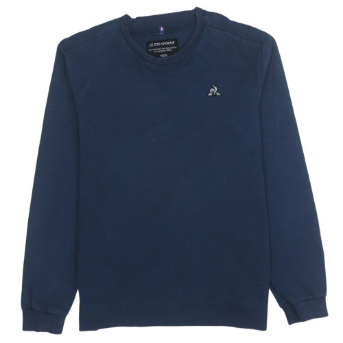 Le Coq Sportif Men's Blue XL Crew Neck Pullover Sweatshirt