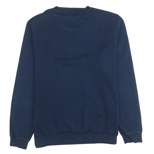 Le Coq Sportif Men's Blue XL Crew Neck Pullover Sweatshirt