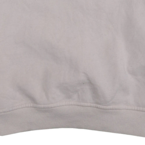 Ellesse Women Beige Crew Neck Pullover Sweatshirt UK 10