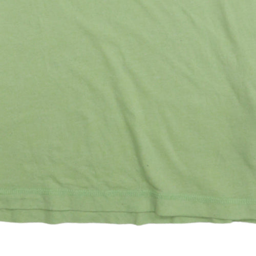 Abercrombie & Fitch Men's Green Crew Neck Muscle Fit T-Shirt Size L