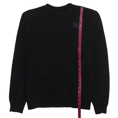 Everlast Men's Black XL Pullover Sweatshirt Crew Neck Fleece