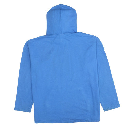 Nike Women's Blue Pullover Hoodie Size M 100% Cotton