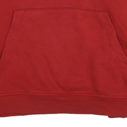 Puma Men’s Red 2XL Pullover Hoodie with Blue Logo