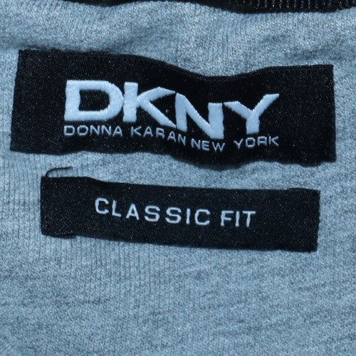 DKNY Men's Grey Classic Fit Crew Neck Pullover Sweatshirt Size M