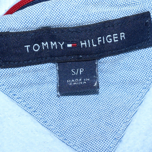 Tommy Hilfiger Men's White Crew Neck Pullover Sweatshirt S