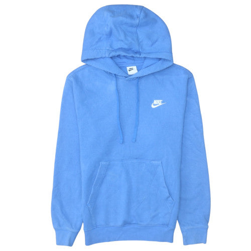 Nike Men's Blue Pullover Hoodie XS Fleece Logo Sportswear