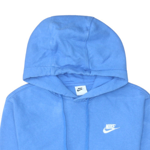 Nike Men's Blue Pullover Hoodie XS Fleece Logo Sportswear
