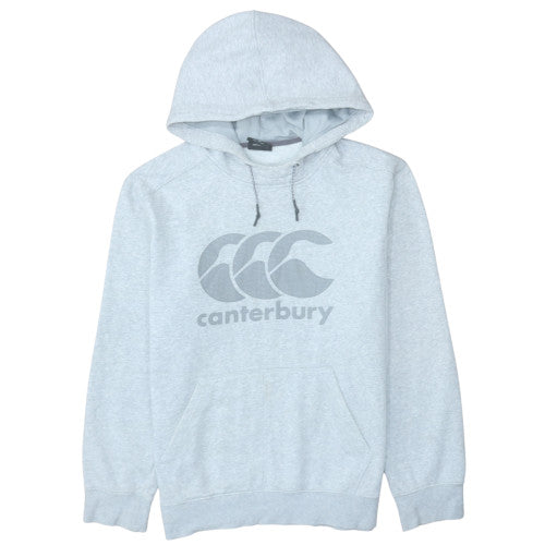 Canterbury Men's Grey Pullover Hoodie M Fleece Sportswear