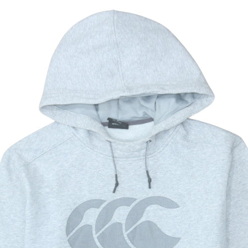 Canterbury Men's Grey Pullover Hoodie M Fleece Sportswear