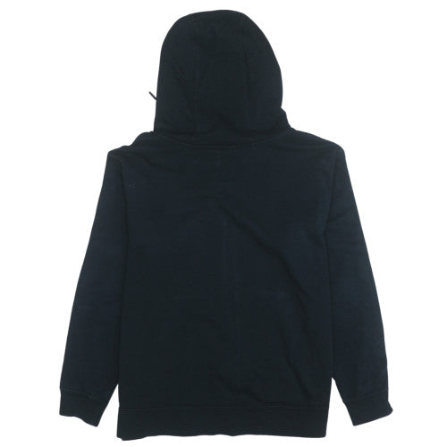 Nike Womens Black Full Zip Hoodie L Logo Hooded Sweatshirt