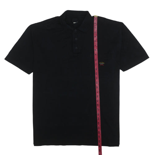 Beadle & Kent Men's Black 2XL Cotton Polo Shirt Classic Fit