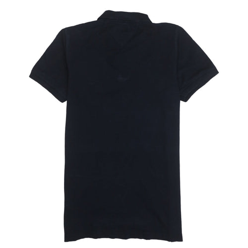 Tommy Hilfiger Denim Men's Black Cotton Polo Shirt M
