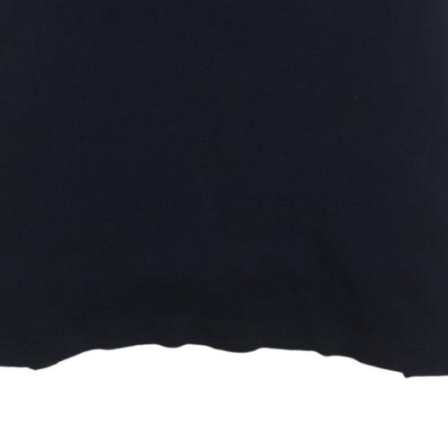 Tommy Hilfiger Denim Men's Black Cotton Polo Shirt M