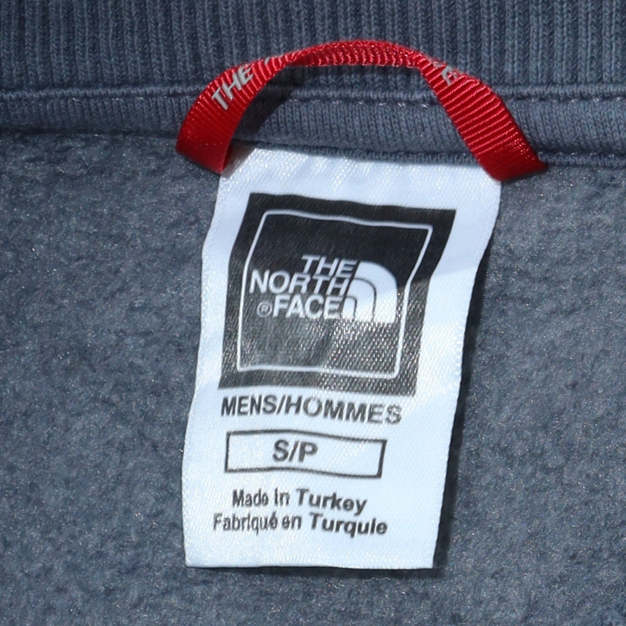 The North Face Men's Grey Crew Neck Pullover Sweatshirt S