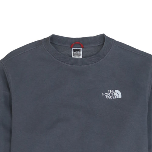 The North Face Men's Grey Crew Neck Pullover Sweatshirt S