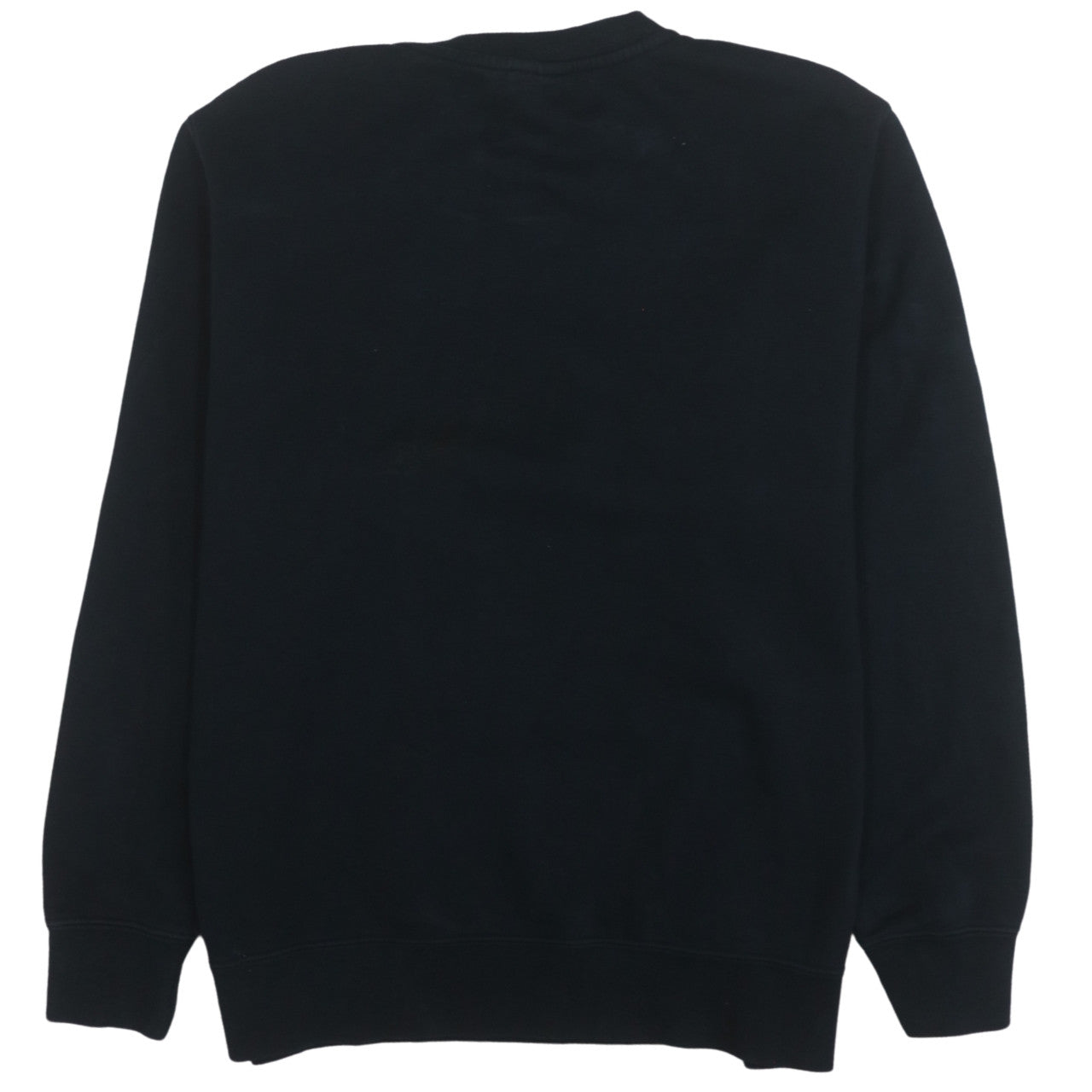 Nike Men Black Crew Neck Pullover Sweatshirt L Regular Fit