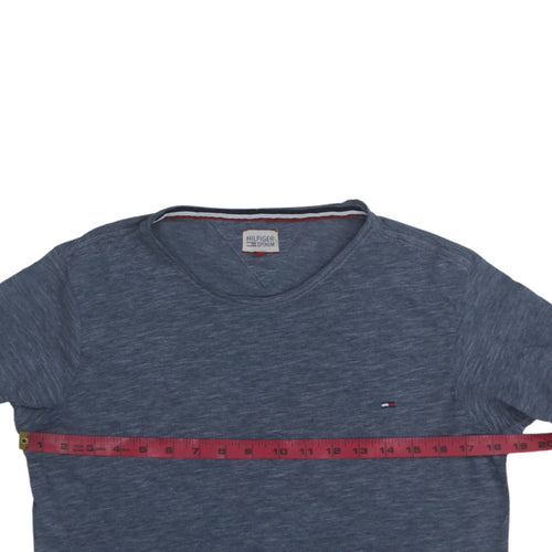 Tommy Hilfiger Men's Blue Crew Neck Short Sleeve T-Shirt Size S