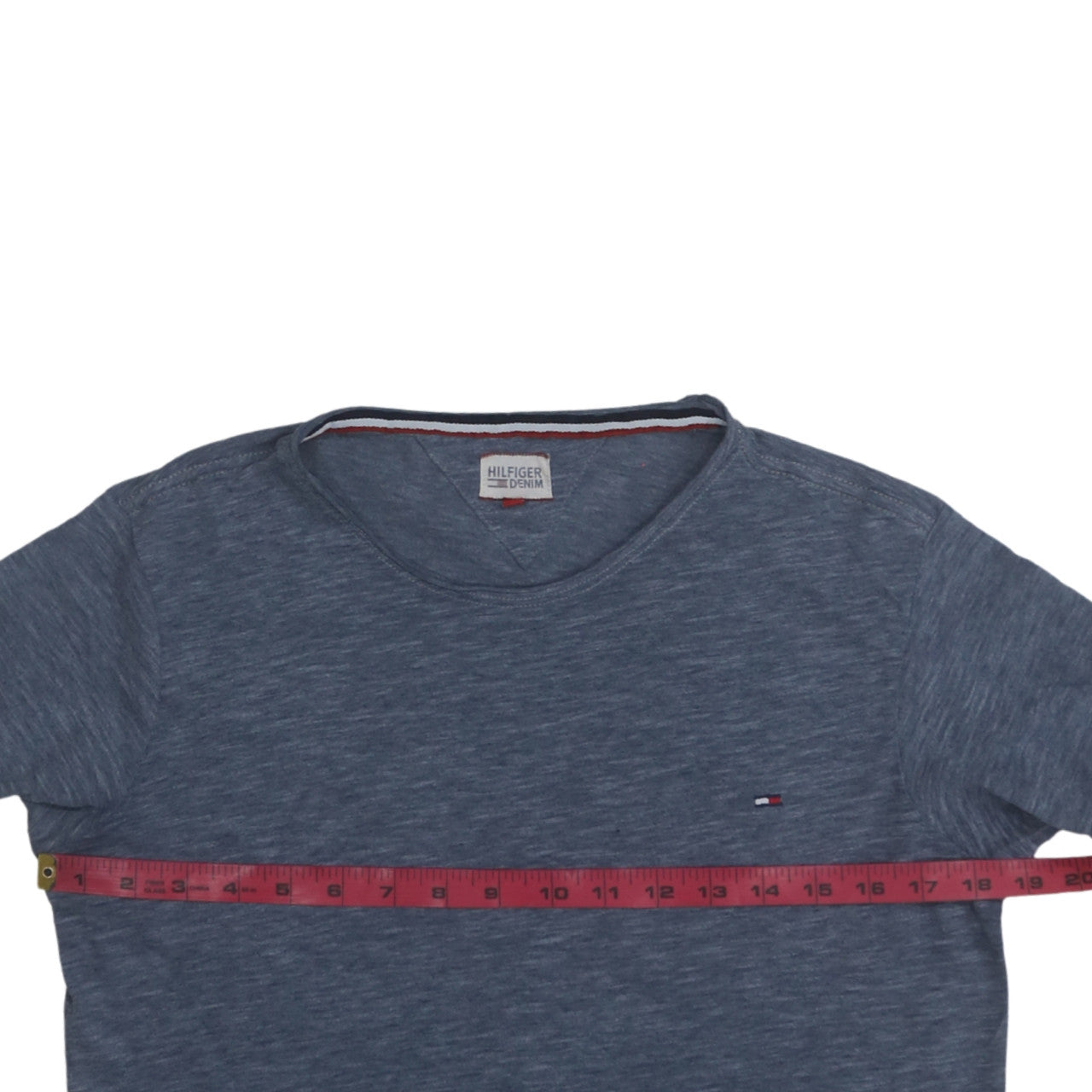 Tommy Hilfiger Men's Blue Crew Neck Short Sleeve T-Shirt Size S