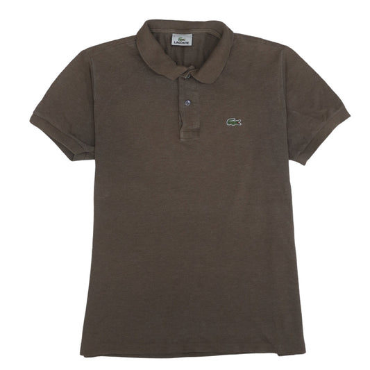 Lacoste Men's Brown Classic Cotton Short Sleeve Polo Shirt Size L