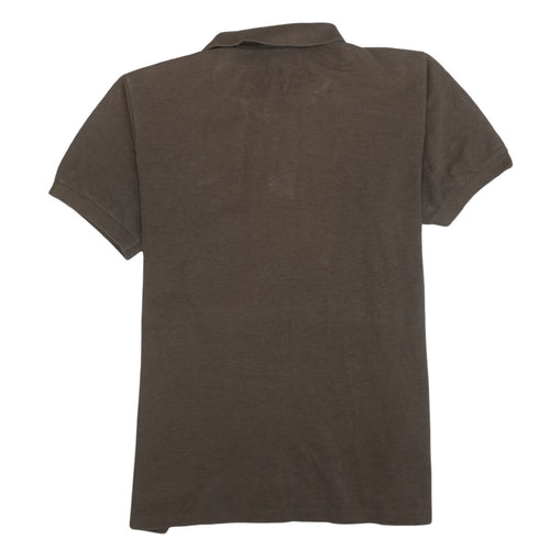 Lacoste Men's Brown Classic Cotton Short Sleeve Polo Shirt Size L