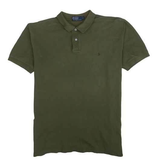 Ralph Lauren Men's Green XL Classic Cotton Polo Shirt