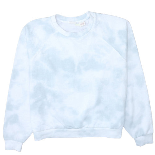 Levi's Womens Blue Tie Dye Pullover Sweatshirt Size XL Relaxed Fit