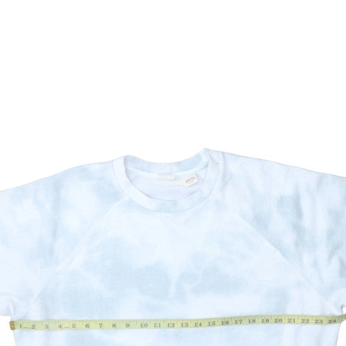 Levi's Womens Blue Tie Dye Pullover Sweatshirt Size XL Relaxed Fit