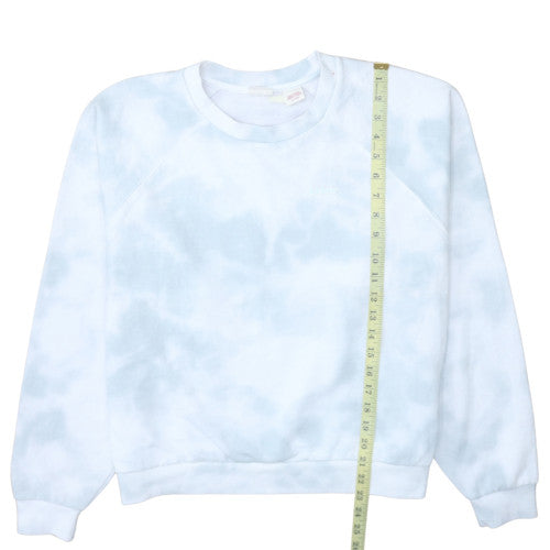 Levi's Womens Blue Tie Dye Pullover Sweatshirt Size XL Relaxed Fit