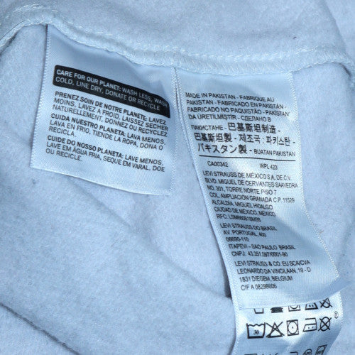 Levi's Womens Blue Tie Dye Pullover Sweatshirt Size XL Relaxed Fit