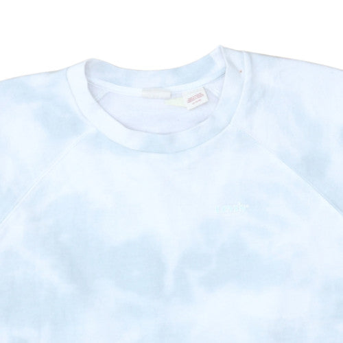Levi's Womens Blue Tie Dye Pullover Sweatshirt Size XL Relaxed Fit