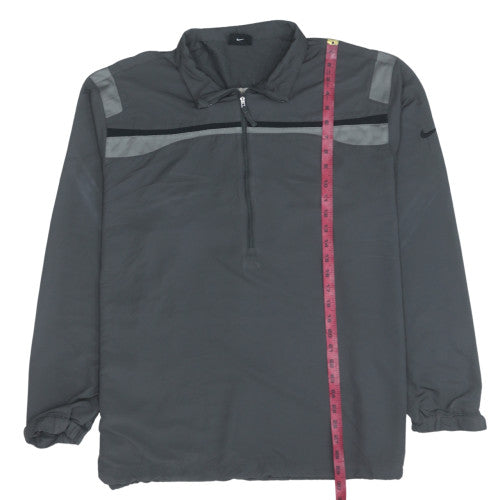 Nike Men's Grey XL 1/2 Zip Lightweight Golf Track Jacket