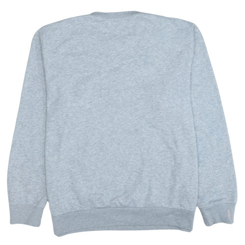 GAP Men's Grey Logo Pullover Sweatshirt Size L Regular Fit