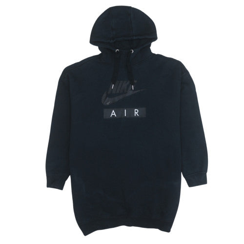 Nike Women’s Black Small Pullover Hoodie Sweatshirt with Logo Print