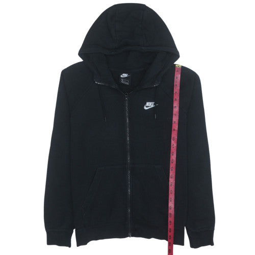 Nike Men's Black Full Zip Hoodie Size M Regular Fit Fleece