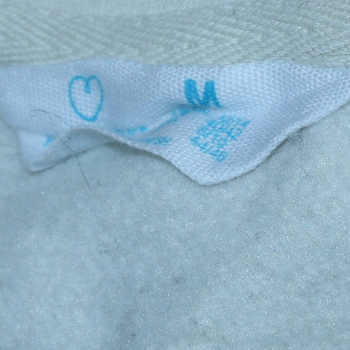 Primark Women White Embroidered Face Pullover Sweatshirt M