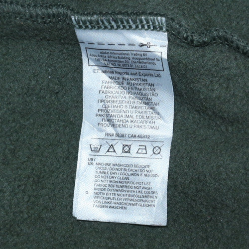 Adidas Men’s Green Crew Neck Pullover Sweatshirt Size M