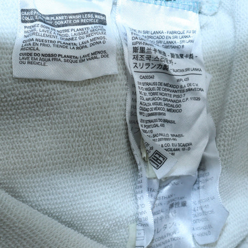 Levi's Women's Light Blue Relaxed Pullover Hoodie Size M