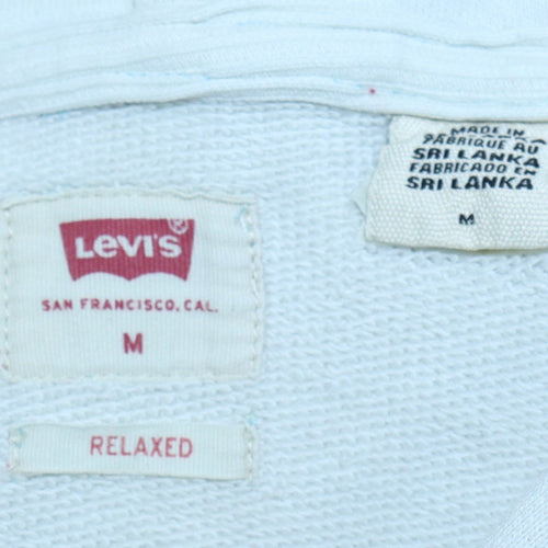 Levi's Women's Light Blue Relaxed Pullover Hoodie Size M