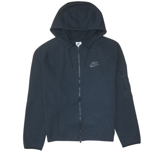 Nike Mens Black Full Zip Hoodie L Fleece Sportswear