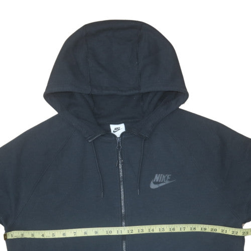 Nike Mens Black Full Zip Hoodie L Fleece Sportswear