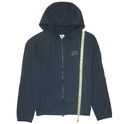 Nike Mens Black Full Zip Hoodie L Fleece Sportswear
