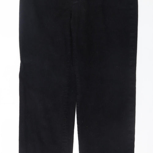 Marks and Spencer Men's Black Corduroy Straight Jeans 36W 31L
