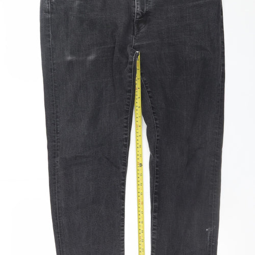 Edwin Men's Black Regular Tapered Denim Jeans 36W 32L Stretch