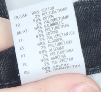 Edwin Men's Black Regular Tapered Denim Jeans 36W 32L Stretch