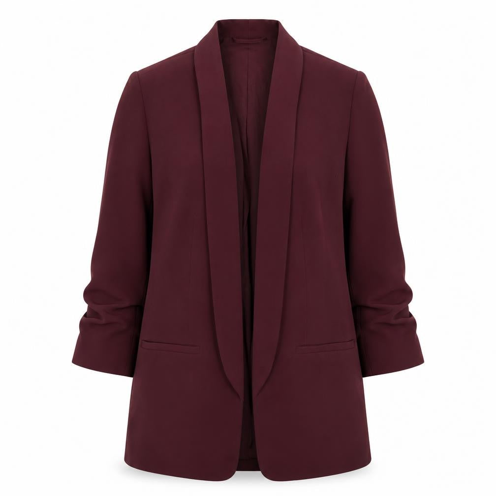 Front view of Next Women’s Purple Blazer UK 10 Regular Fit Mid-Length Jacket