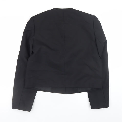 Marks and Spencer St Michael Women’s Black Wool Blazer Size 14 Classic Fit