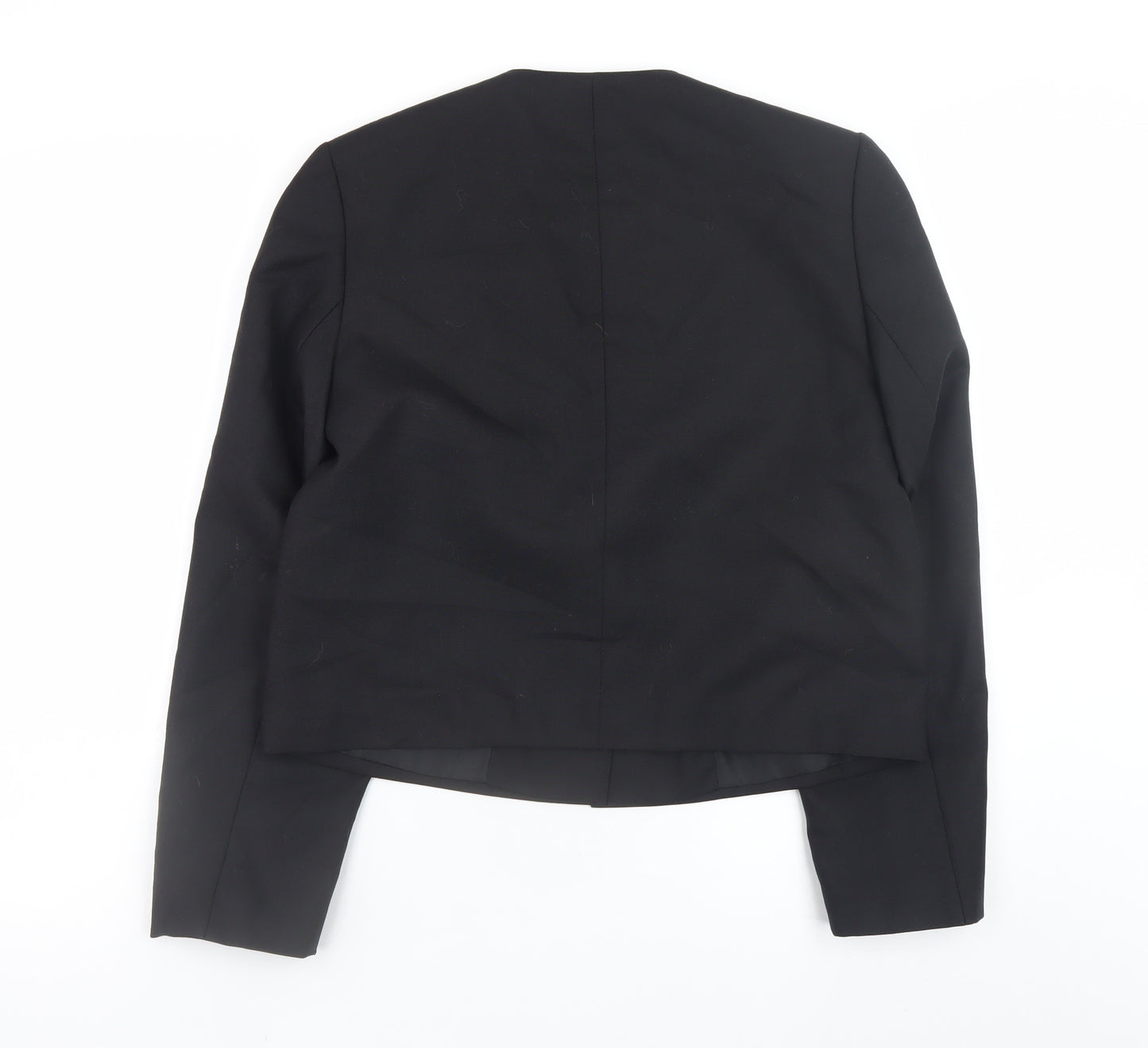 Marks and Spencer St Michael Women’s Black Wool Blazer Size 14 Classic Fit